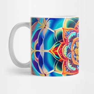 Mandala Flower Geometric Art Mug